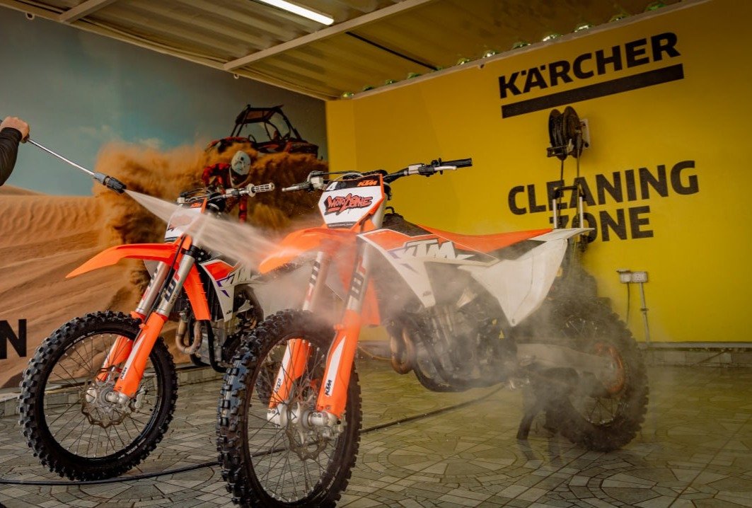 The Karcher Washbay at Motozone Dubai